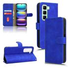 For Infinix Hot 50 4G Skin Feel Magnetic Flip Leather Phone Case(Blue) - 1