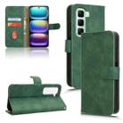 For Infinix Hot 50 5G Skin Feel Magnetic Flip Leather Phone Case(Green) - 1