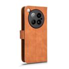 For Infinix Zero 40 4G Skin Feel Magnetic Flip Leather Phone Case(Brown) - 3