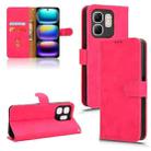 For Infinix Hot 50i / Smart 9 Skin Feel Magnetic Flip Leather Phone Case(Rose Red) - 1