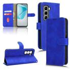 For Infinix Hot 50 Pro+ Skin Feel Magnetic Flip Leather Phone Case(Blue) - 1