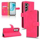 For Infinix Hot 50 Pro+ Skin Feel Magnetic Flip Leather Phone Case(Rose Red) - 1