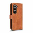 For Infinix Hot 50 Pro Skin Feel Magnetic Flip Leather Phone Case(Brown) - 3