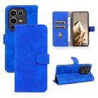 For Infinix Note 50 Pro 4G Skin Feel Magnetic Flip Leather Phone Case(Blue) - 1