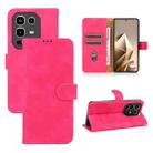 For Infinix Note 50 Pro 4G Skin Feel Magnetic Flip Leather Phone Case(Rose Red) - 1