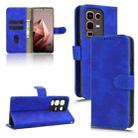 For Infinix Note 50s Skin Feel Magnetic Flip Leather Phone Case(Blue) - 1
