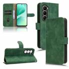 For Infinix Hot 60 5G Skin Feel Magnetic Flip Leather Phone Case(Green) - 1