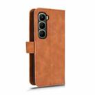 For Infinix Hot 60 5G Skin Feel Magnetic Flip Leather Phone Case(Brown) - 3