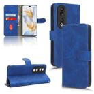 For Honor 90 Pro Skin Feel Magnetic Flip Leather Phone Case(Blue) - 1