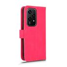 For Honor 200 Lite Skin Feel Magnetic Flip Leather Phone Case(Rose Red) - 3