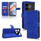 For Honor Play 60 Plus Skin Feel Magnetic Flip Leather Phone Case(Blue) - 1