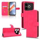 For Honor Play 60 Plus Skin Feel Magnetic Flip Leather Phone Case(Rose Red) - 1