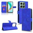 For Honor X6b Skin Feel Magnetic Flip Leather Phone Case(Blue) - 1