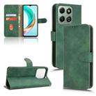 For Honor X6b Skin Feel Magnetic Flip Leather Phone Case(Green) - 1