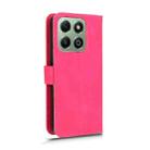 For Honor X6b Skin Feel Magnetic Flip Leather Phone Case(Rose Red) - 3