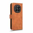 For Honor Magic7 Skin Feel Magnetic Flip Leather Phone Case(Brown) - 3