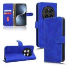 For Honor Magic7 Pro Skin Feel Magnetic Flip Leather Phone Case(Blue) - 1