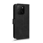 For Honor X5b 4G Skin Feel Magnetic Flip Leather Phone Case(Black) - 3