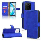 For Honor X5b 4G Skin Feel Magnetic Flip Leather Phone Case(Blue) - 1