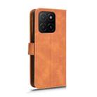 For Honor X5b 4G Skin Feel Magnetic Flip Leather Phone Case(Brown) - 3