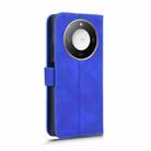 For Honor X60 5G Skin Feel Magnetic Flip Leather Phone Case(Blue) - 3