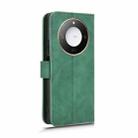 For Honor X60 5G Skin Feel Magnetic Flip Leather Phone Case(Green) - 3