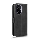 For Honor 300 Skin Feel Magnetic Flip Leather Phone Case(Black) - 3