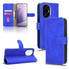For Honor 300 Skin Feel Magnetic Flip Leather Phone Case(Blue) - 1