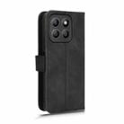 For Honor X8c 4G Skin Feel Magnetic Flip Leather Phone Case(Black) - 3