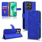 For Honor X8c 4G Skin Feel Magnetic Flip Leather Phone Case(Blue) - 1