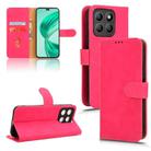 For Honor X8c 4G Skin Feel Magnetic Flip Leather Phone Case(Rose Red) - 1