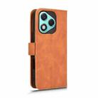 For Honor 400 Lite Skin Feel Magnetic Flip Leather Phone Case(Brown) - 3