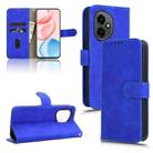 For Honor 400 Skin Feel Magnetic Flip Leather Phone Case(Blue) - 1