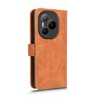 For Honor Power 5G Skin Feel Magnetic Flip Leather Phone Case(Brown) - 3