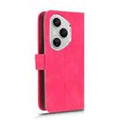 For Honor 400 Pro Global 160.8mm Skin Feel Magnetic Flip Leather Phone Case(Rose Red) - 3