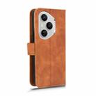 For Honor 400 Pro Global 160.8mm Skin Feel Magnetic Flip Leather Phone Case(Brown) - 3