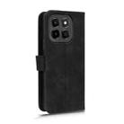 For Honor X6c 4G Skin Feel Magnetic Flip Leather Phone Case(Black) - 3