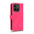 For Honor X6c 4G Skin Feel Magnetic Flip Leather Phone Case(Rose Red) - 3