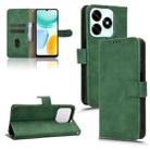 For Honor X5c Plus Skin Feel Magnetic Flip Leather Phone Case(Green) - 1