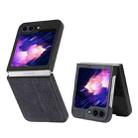 For Samsung Galaxy Z Flip5 AZNS 3D Embossed Skin Feel Phone Case(Black) - 1