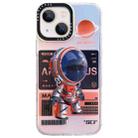 For iPhone 14 Plus Mechanical Astronaut Pattern TPU Phone Case(Orange) - 1