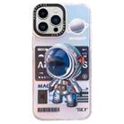 For iPhone 13 Pro Max Mechanical Astronaut Pattern TPU Phone Case(Blue) - 1