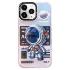 For iPhone 12 Pro Max Mechanical Astronaut Pattern TPU Phone Case(Blue) - 1