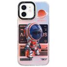 For iPhone 12 Mechanical Astronaut Pattern TPU Phone Case(Orange) - 1