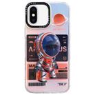 For iPhone XS Max Mechanical Astronaut Pattern TPU Phone Case(Orange) - 1