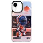 For iPhone XR Mechanical Astronaut Pattern TPU Phone Case(Orange) - 1