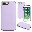 For iPhone 6s Plus / 7 Plus / 8 Plus Leather Texture Full Coverage Phone Case(Purple) - 1