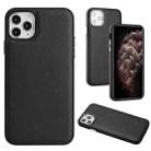 For iPhone 11 Pro Leather Texture Full Coverage Phone Case(Black) - 1