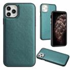 For iPhone 11 Pro Max Leather Texture Full Coverage Phone Case(Green) - 1