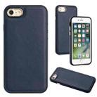 For iPhone SE 2022 / 6 / 7 / 8 / SE 2020 Leather Texture Full Coverage Phone Case(Blue) - 1